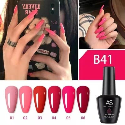 AS UV/LED Series Gel Polish B41 Magenta