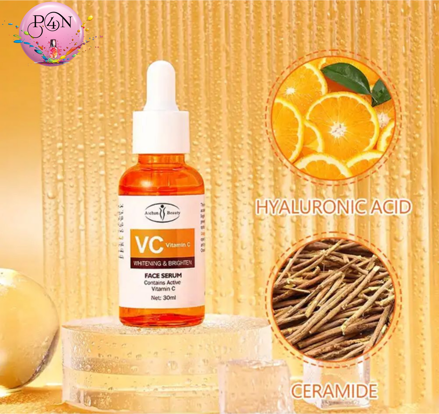 Aichun Beauty Collagen Vitamin C Hyaluronic Acid Face Serum Set