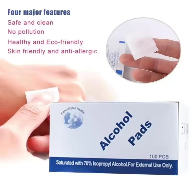 75% Alcohol Prep Pads -100 pads