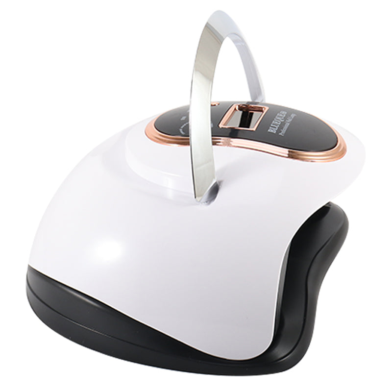BLUEQUE V8 168W Nail Lamp Quick Drying 42 Beads UV LED Lamp Professional Nail Dryer with Portable Handle for Curing Polish Gel