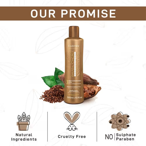 BRASIL CACAU Deep Conditioning Mask 1000ml (NO 3/STEP 3)