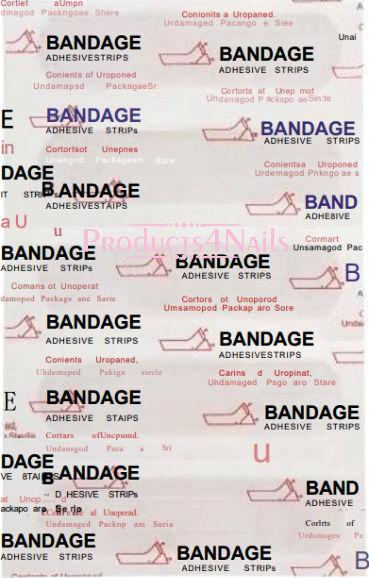 Bandage Flexible Fabric Bandages 100 pcs - 34373-3
