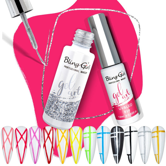 Bling Girl Gel Art UV & LED Gel Polish - LINER GEL