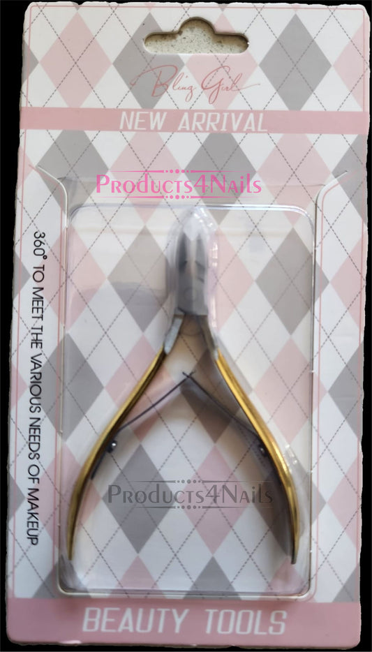 Bling Girl Cuticle Cutter & Nipper - Gold (VERY HIGH QUALITY - HOT SELLER)