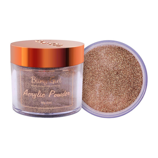 Bling Girl Rose Gold Acrylic Powder #077