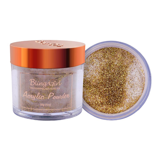 Bling Girl Rose Gold Acrylic Powder #078