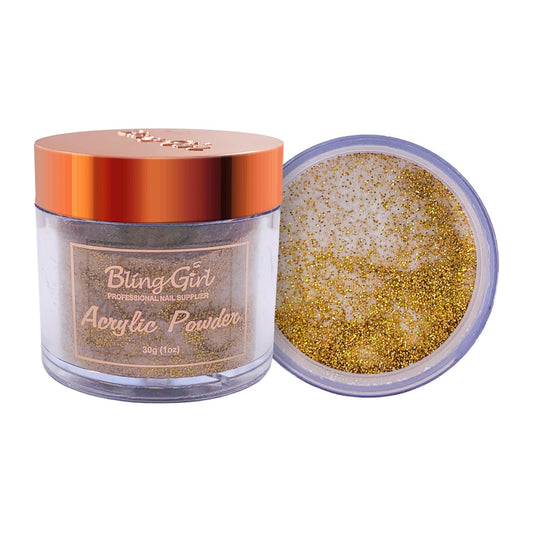 Bling Girl Rose Gold Acrylic Powder #079