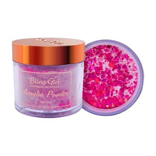Bling Girl Rose Gold Acrylic Powder #083