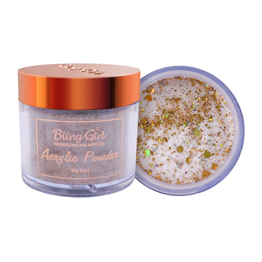 Bling Girl Rose Gold Acrylic Powder #085