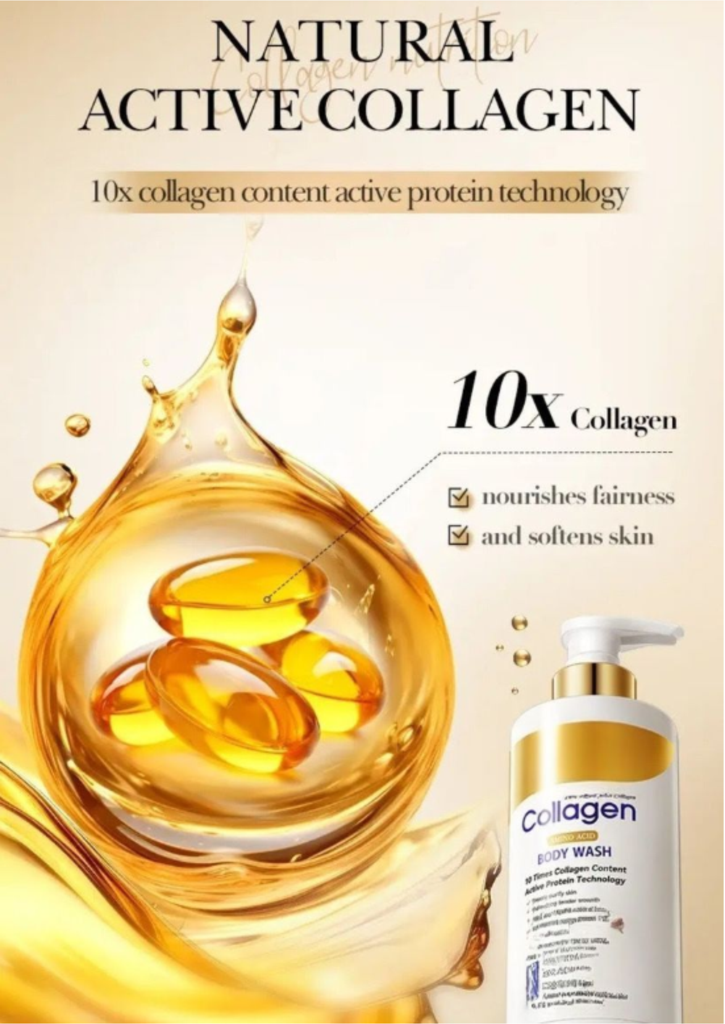 Collagen Body Wash 500ml - SADOER