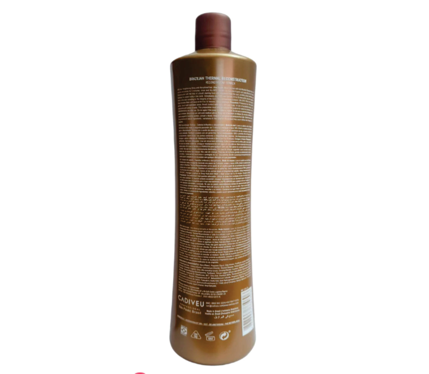 CADIVEU BRASIL CACAU Brazilian Thermal Treatment Reconstruction 1000ml (NO 2/STEP 2)