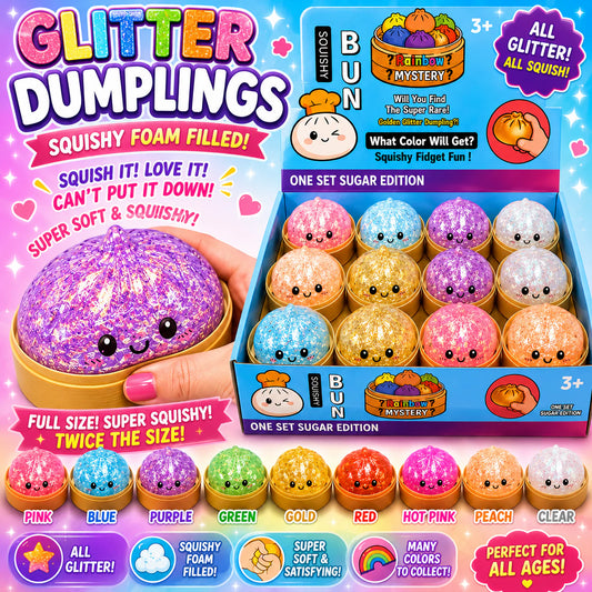 Rainbow Mystery Squishy Bun Dumpling