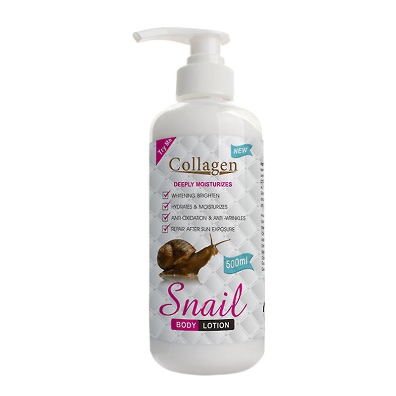 Collagen Snail Body Lotion Cream Deep Moisturizing Body Brightening 500ml