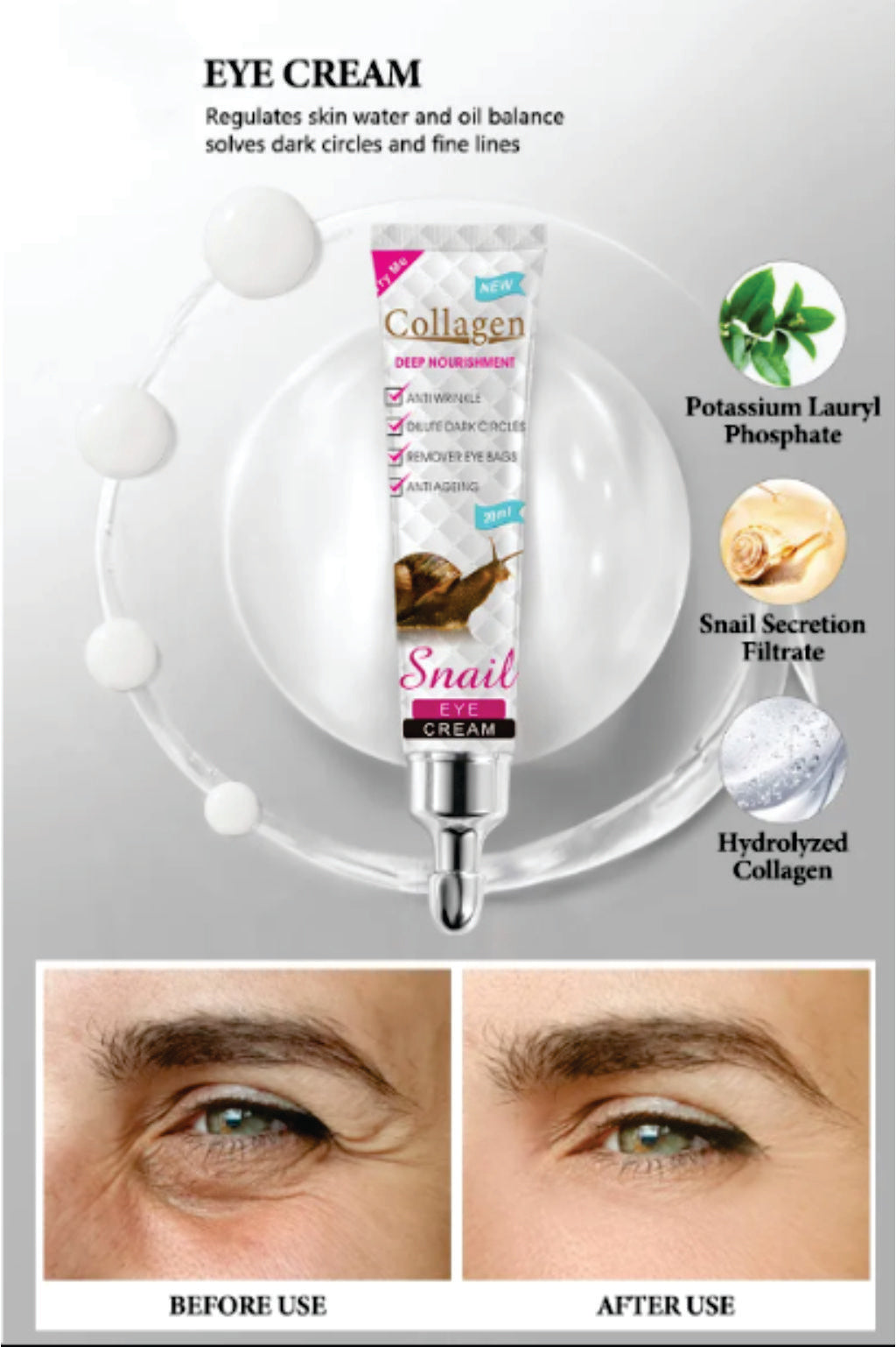 Collagen Snail Eye Cream - 20ml