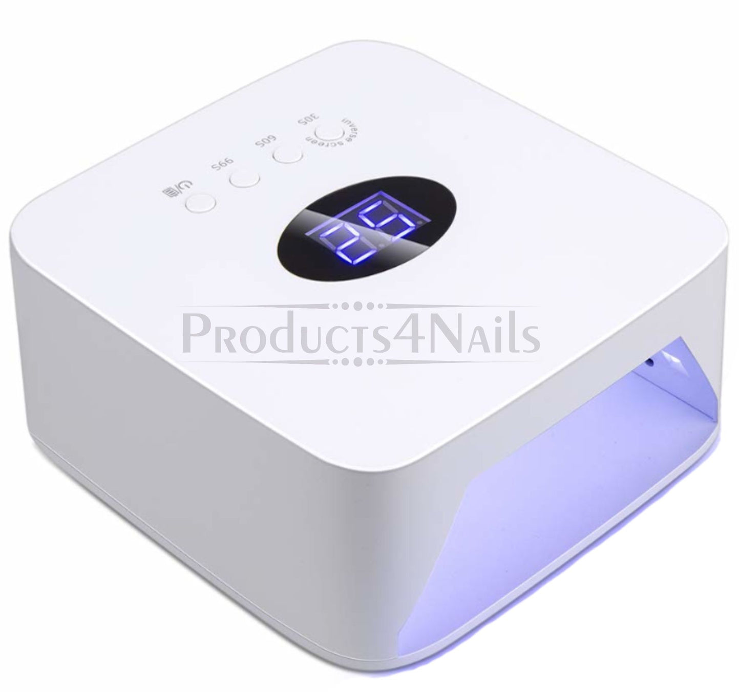 SUN S50 Cordless 54W UV.LED UV Nail Lamp - 2-in-1 with 9600mAh USB Cordless UV Nail Curling Dryer Lamp with Power Bank Function