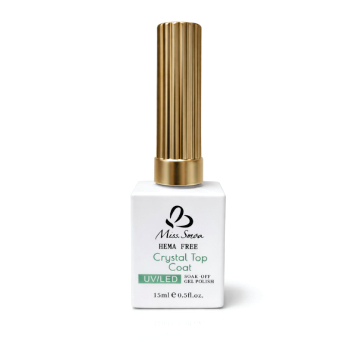 Miss Smoo Crystal Top Coat – HEMA-Free, UV/LED Soak-Off, 15ml