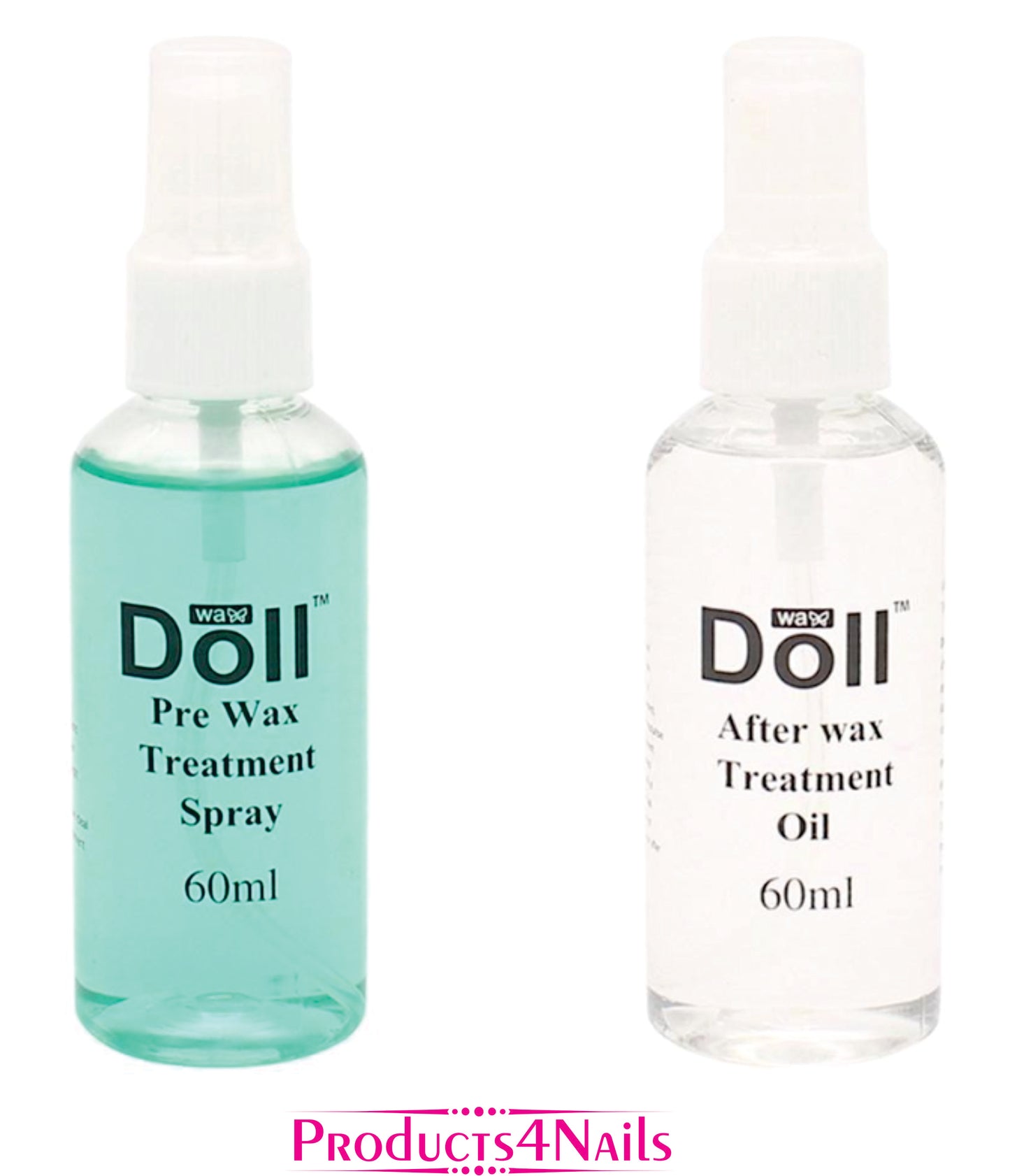 Doll Pre-Wax and After-Wax Treatment Spray and Oil 60ml