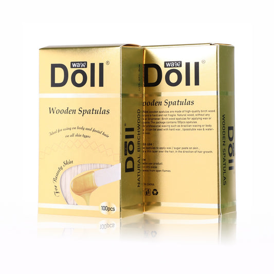 Doll Wax 100pcs High-Quality Birch Wood Made Stick Wooden Waxing Spatula for Depilatory Wax