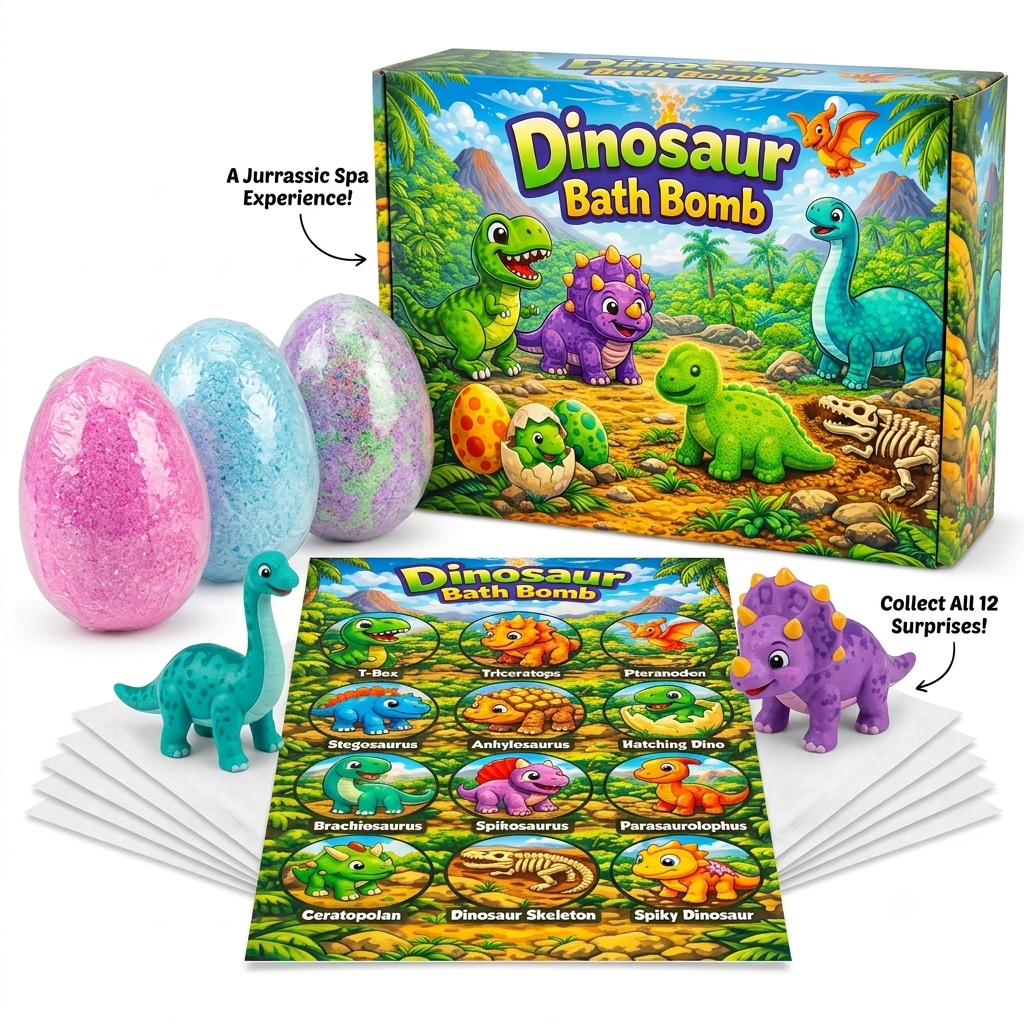Dinosaur Bath Bomb for Children 80g TOT-0272-2