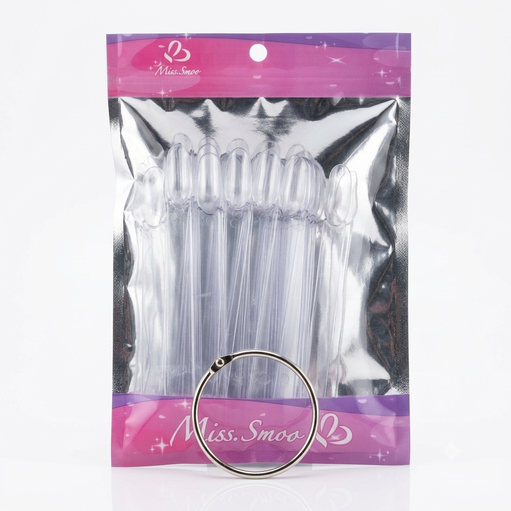 Display Nail Fan Chart 50pcs - CLEAR (Miss Smoo) - TOT3737-57