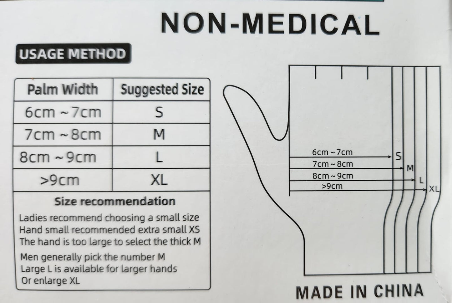 Disposable Gloves None-Medical 100 Pieces VERY HIGH QUALITY PRODUCT
