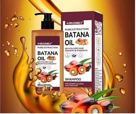 Dr. Comely Batana Oil Shampoo and Conditioner Set, Revitalized Hair Growth and Strength, 500ml Each