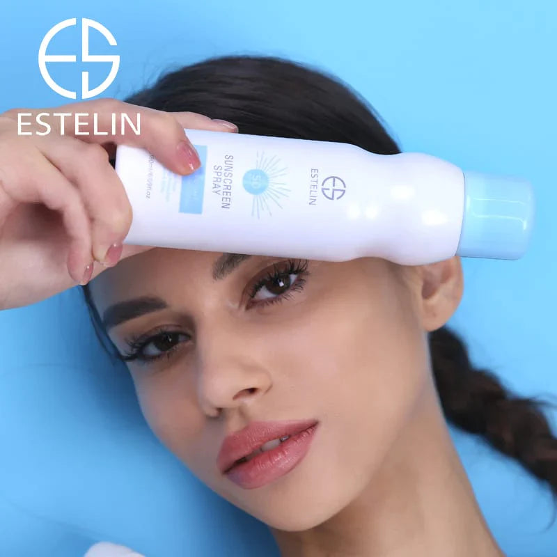 Estelin Sunscreen Spray SPF50PA+++ Ultra-Light Hydrates & Whitening 180ml