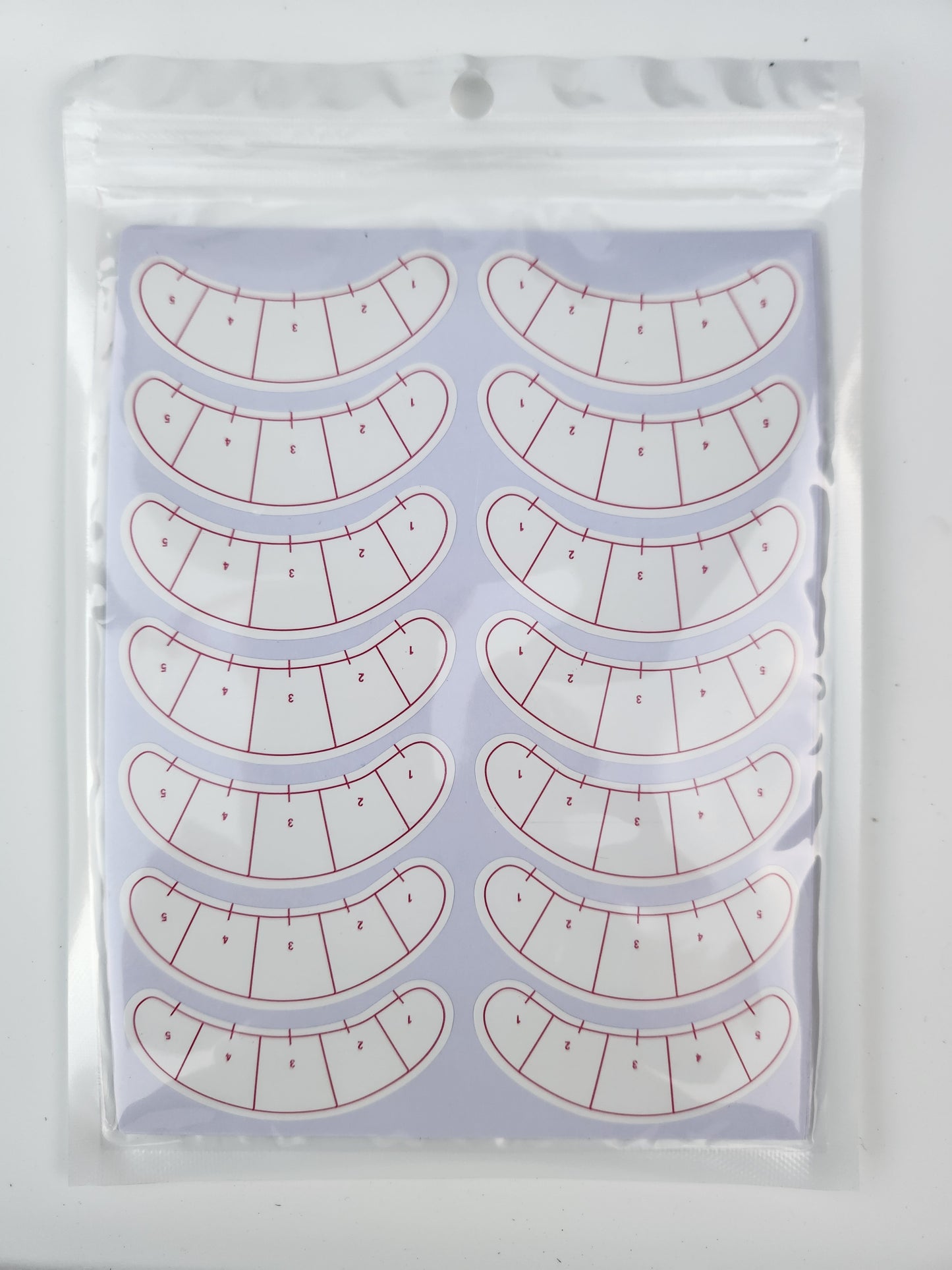 Professional Lash Mapping Stickers -  Eyelash Positioning Stickers 10 sheets, 70 pairs - Under Eye Pads