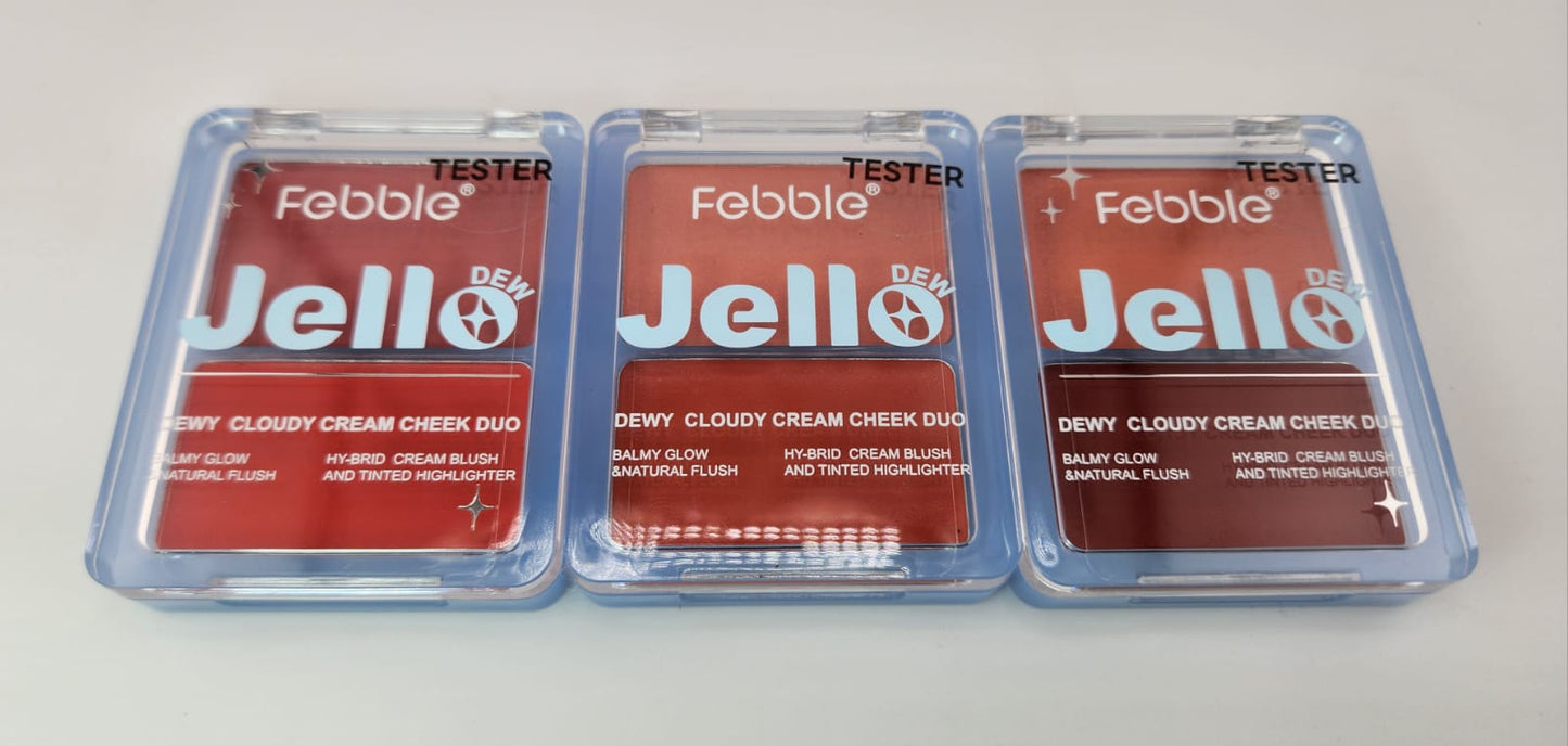 Febble Jello Dewy Cloudy Cream Cheek Duo