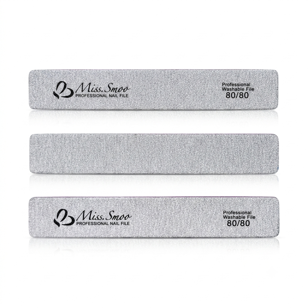Miss Smoo Double Sided Nail File  - Square 80/80 & 100/180