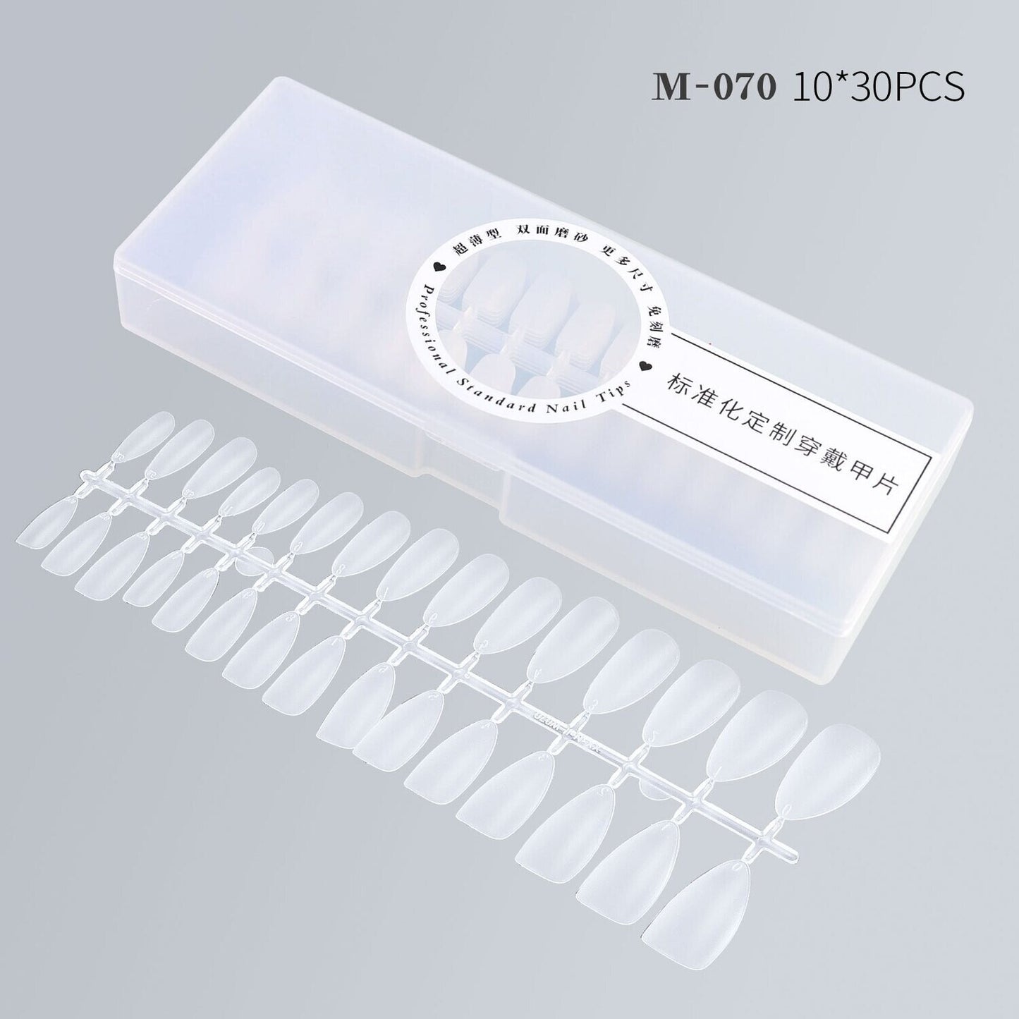 Full Cover Soft Clear Tips 300pcs