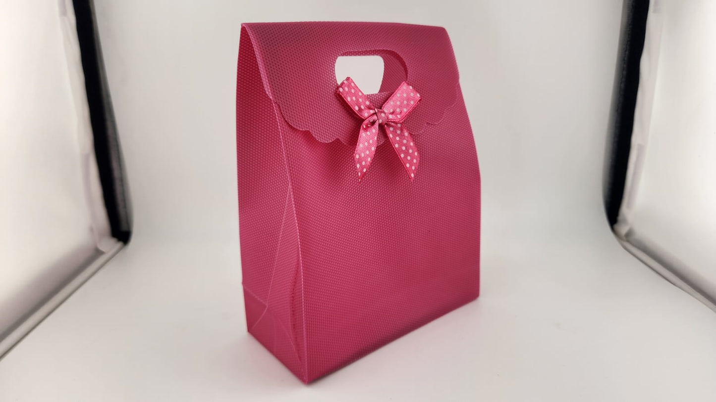 Plastic Bow Gift bag - Small