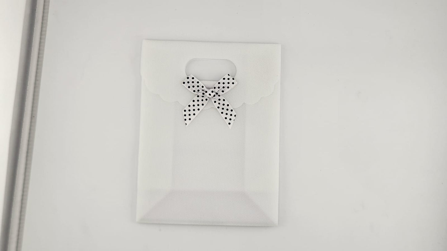 Plastic Bow Gift bag - Small