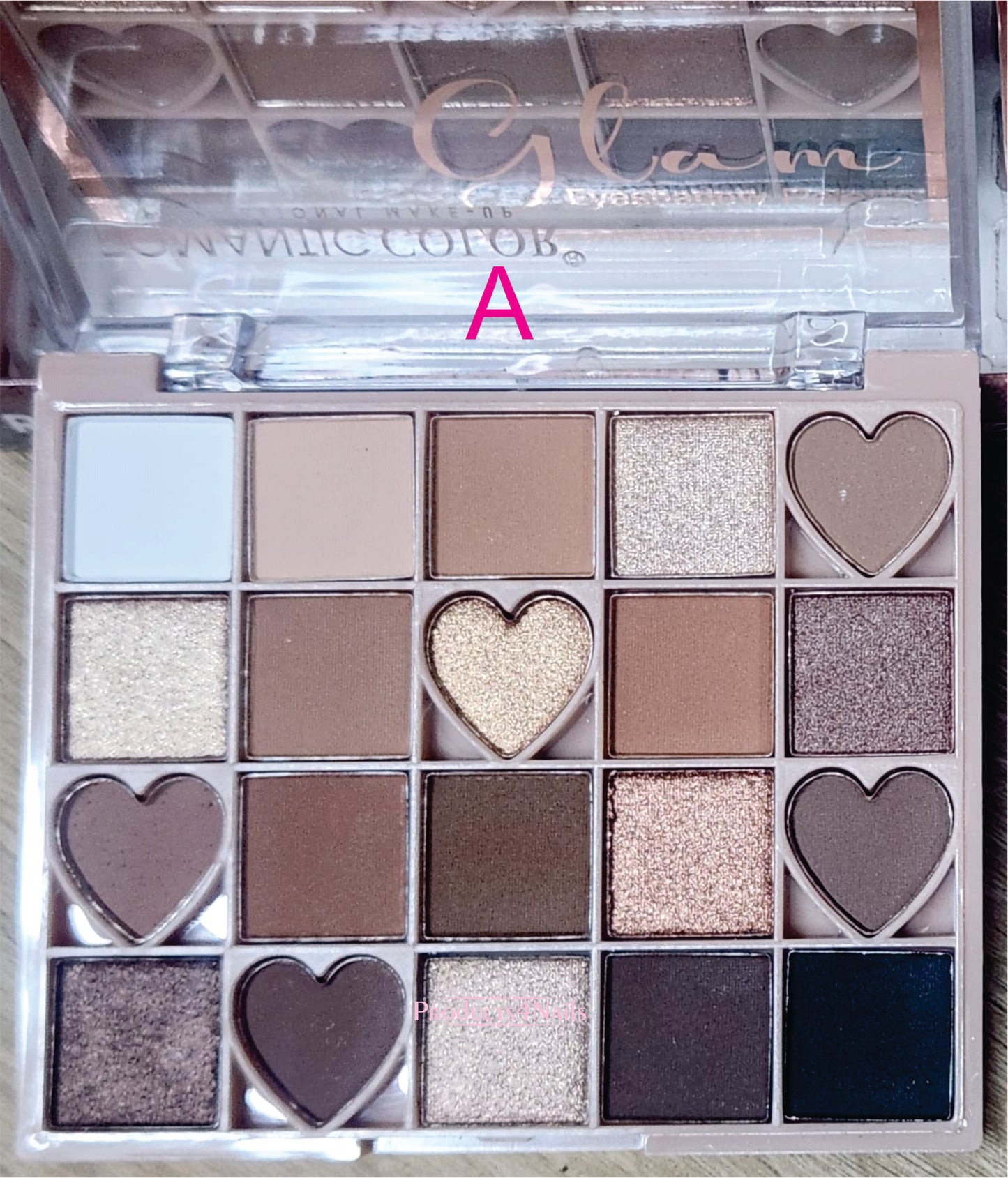 Glam Eyeshadow Palette 20 pieces - Romantic Colour Makeup - RC6914