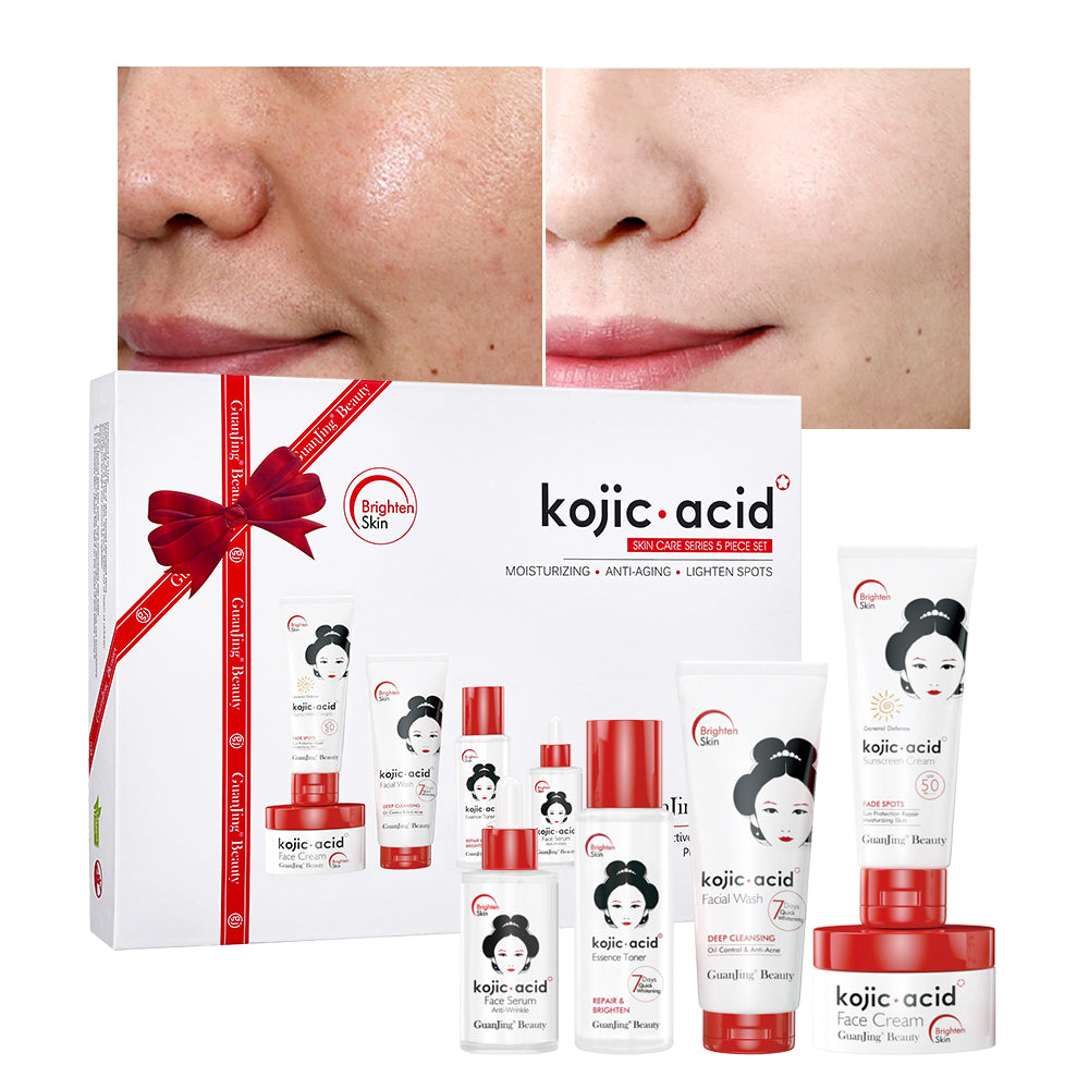 GuanJing Beauty Kojic Acid Skin Care Series 5 Piece Set - GJ7169-1