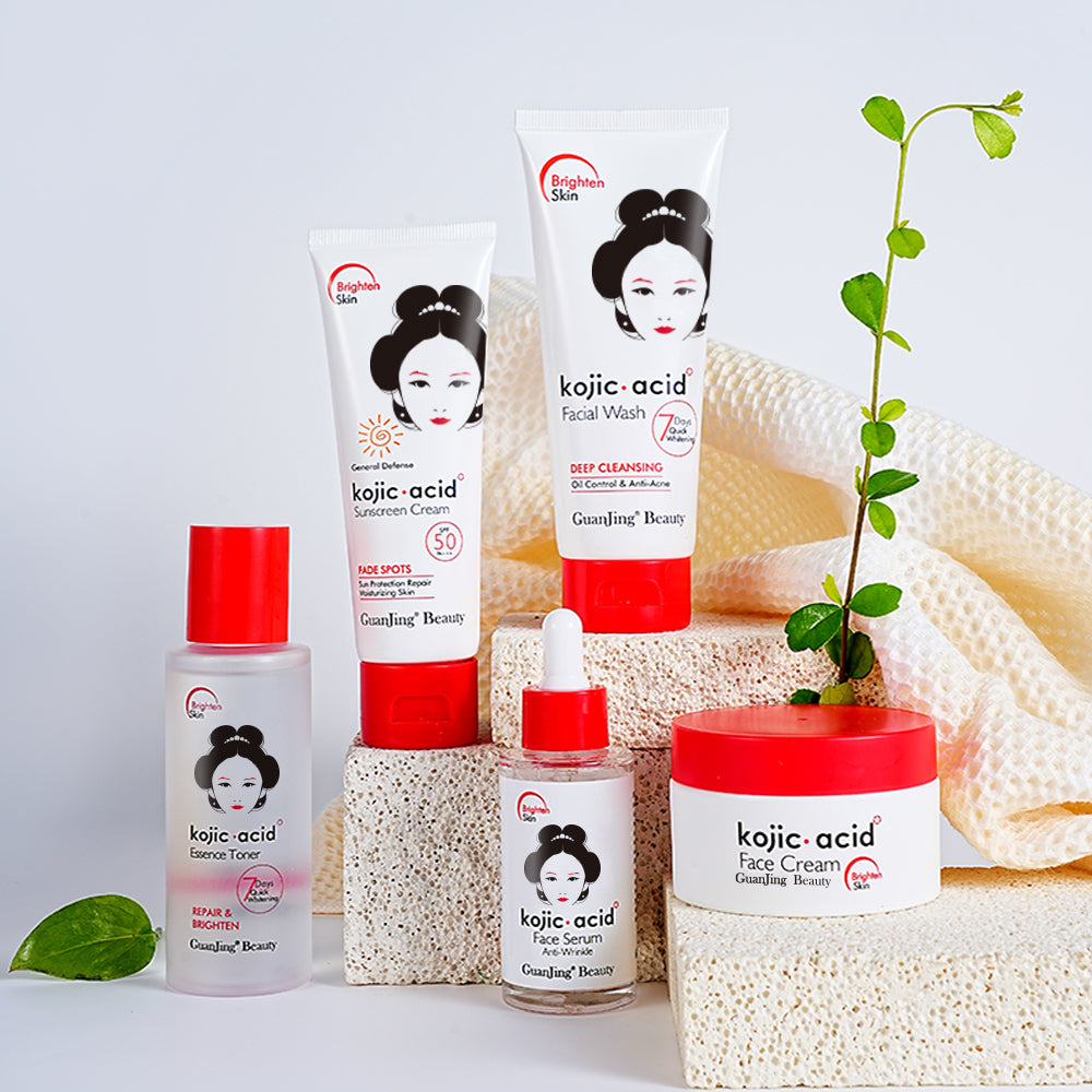 GuanJing Beauty Kojic Acid Skin Care Series 5 Piece Set - GJ7169-1