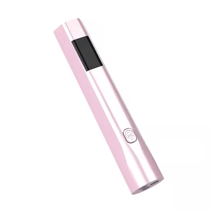 6W Mini 5 Compact and Portable Handheld DIY Rechargeable Lamp Pink Cordless ABS USB UV LED Nail Dryer