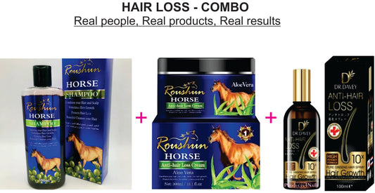 Hair Loss Treatment - COMBO (Real people, Real products, Real results)