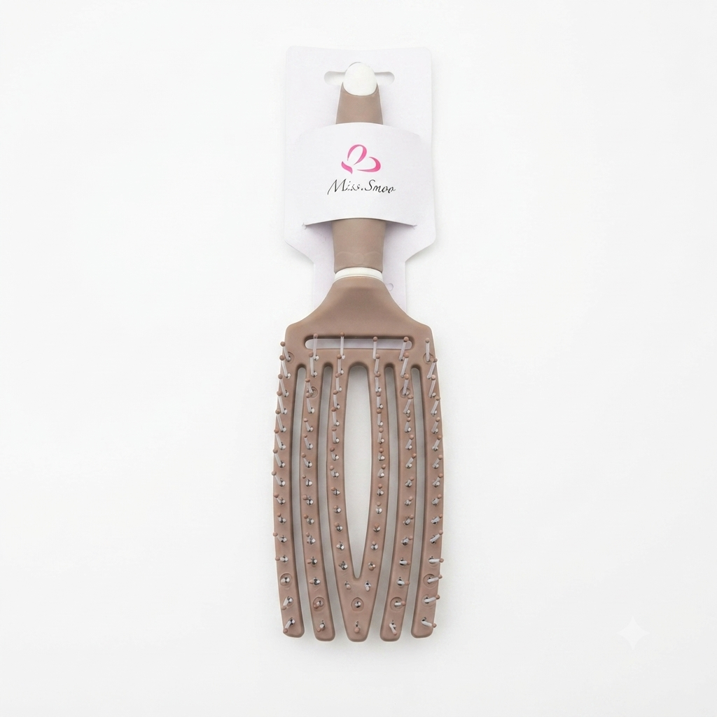 Professional Curved Vented Detangler - Miss Smoo