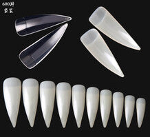 Half Cover Eagle Claw Tips 100pcs