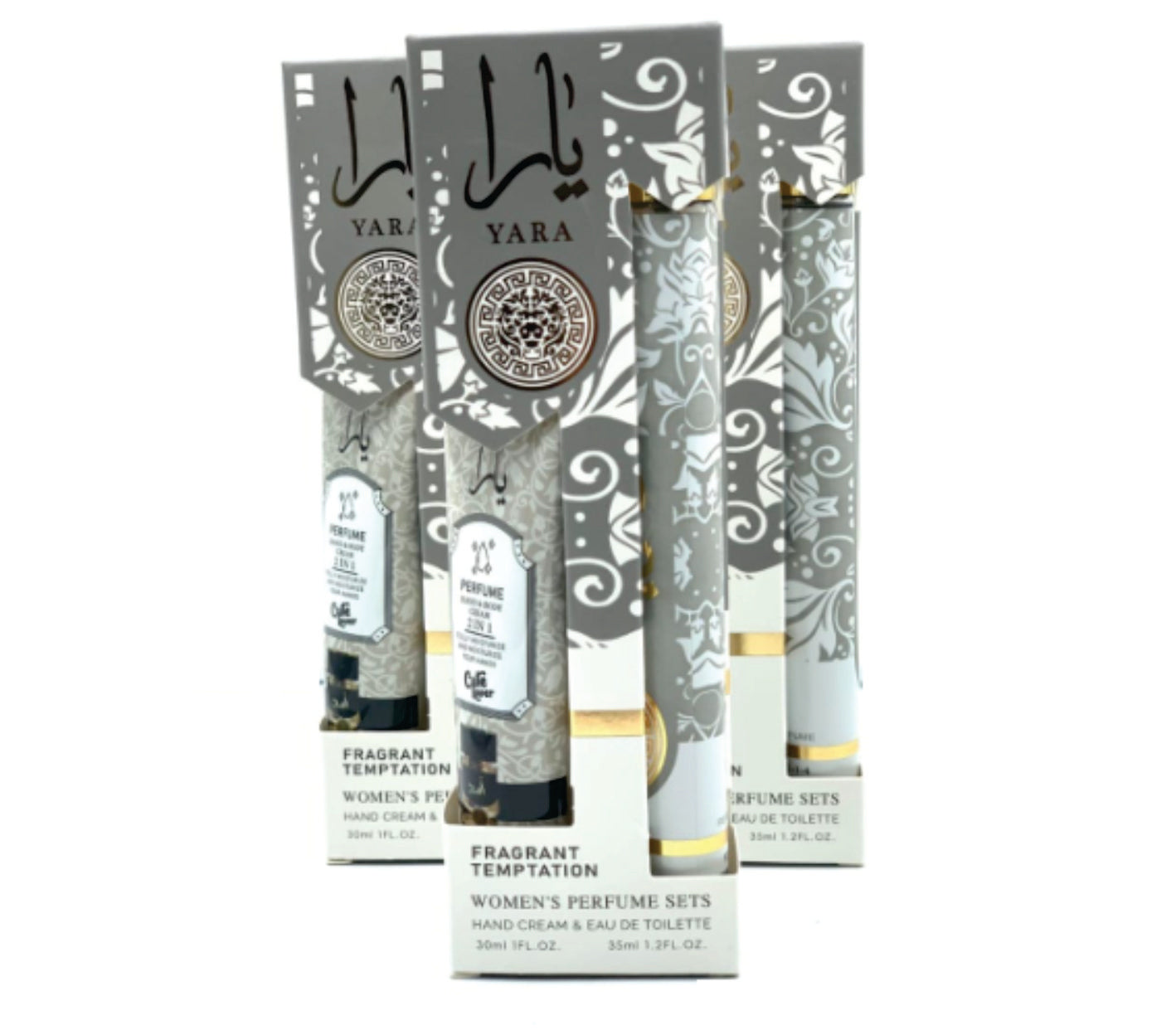 Hand & Body Cream (30ml) + Perfume (35ml) Set - Cute Lover (GREY) - ZH-3-4