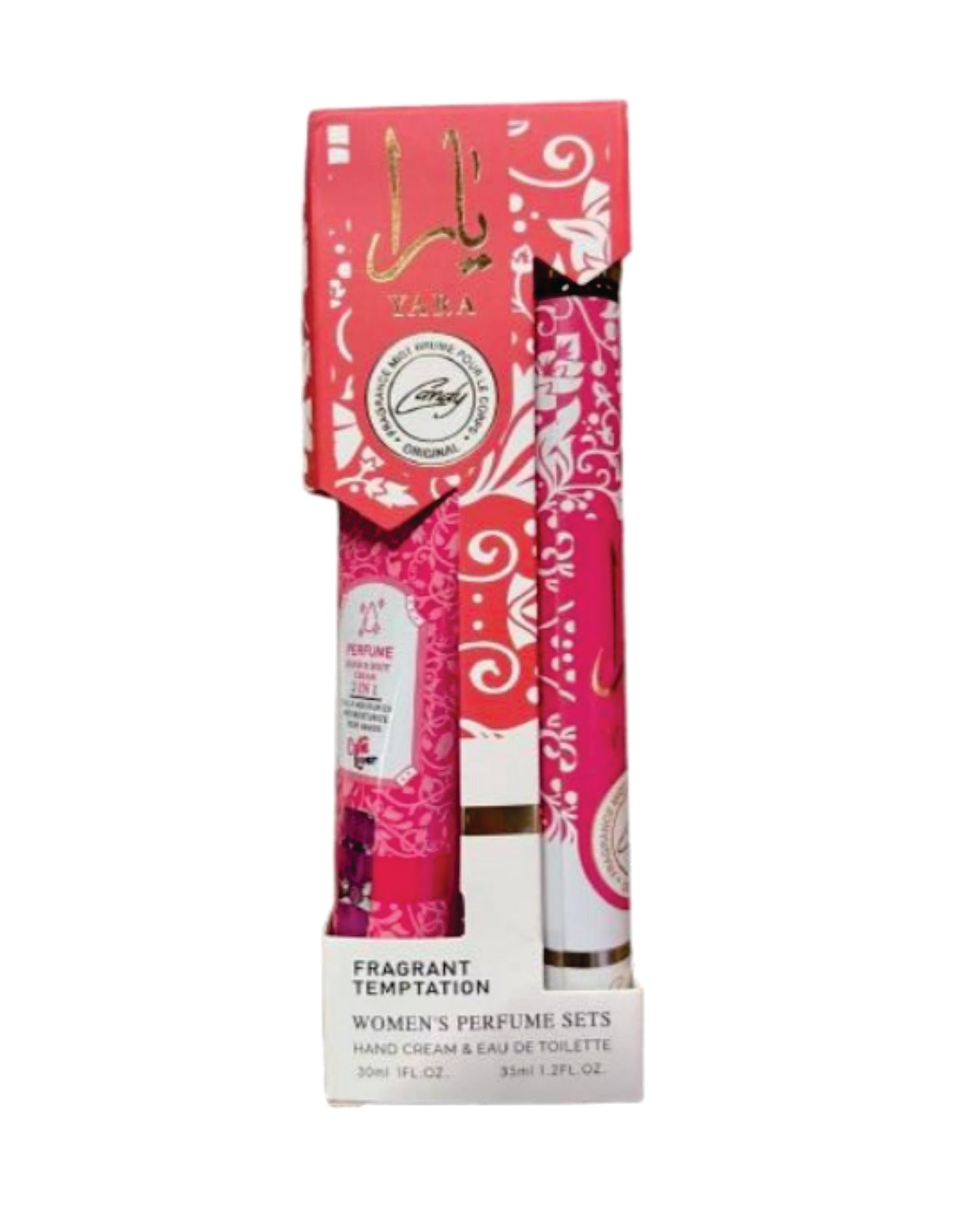 Hand & Body Cream (30ml) + Perfume (35ml) Set - Cute Lover (RED) - ZH-3-3