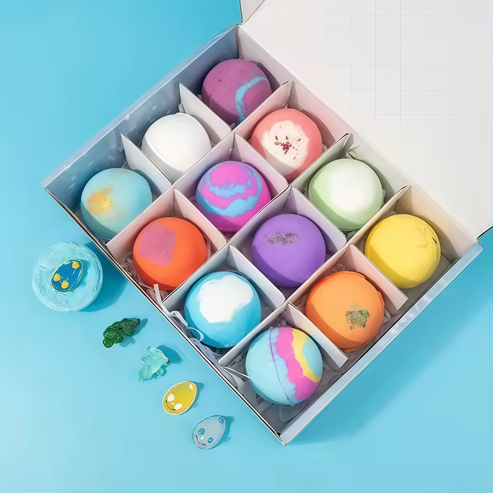 Children’s Bath Bombs Set Bath Gift with Hidden Toys 60g - Safe Ocean Bubble Bath Perfect for Sensory Play Bath time Fun