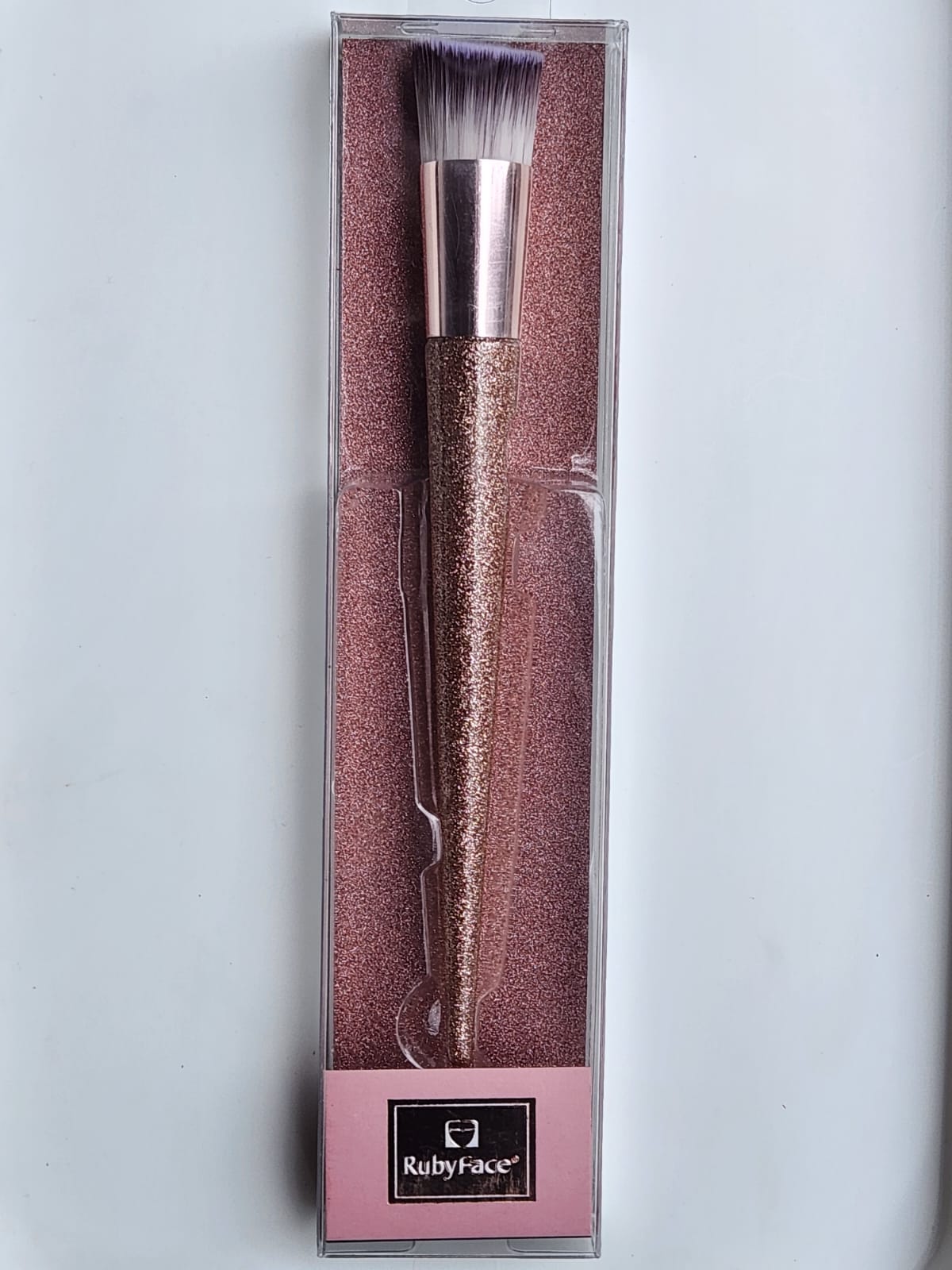 Makeup Brush Flat Top, Round Foundation Brush - Ruby Face JC46