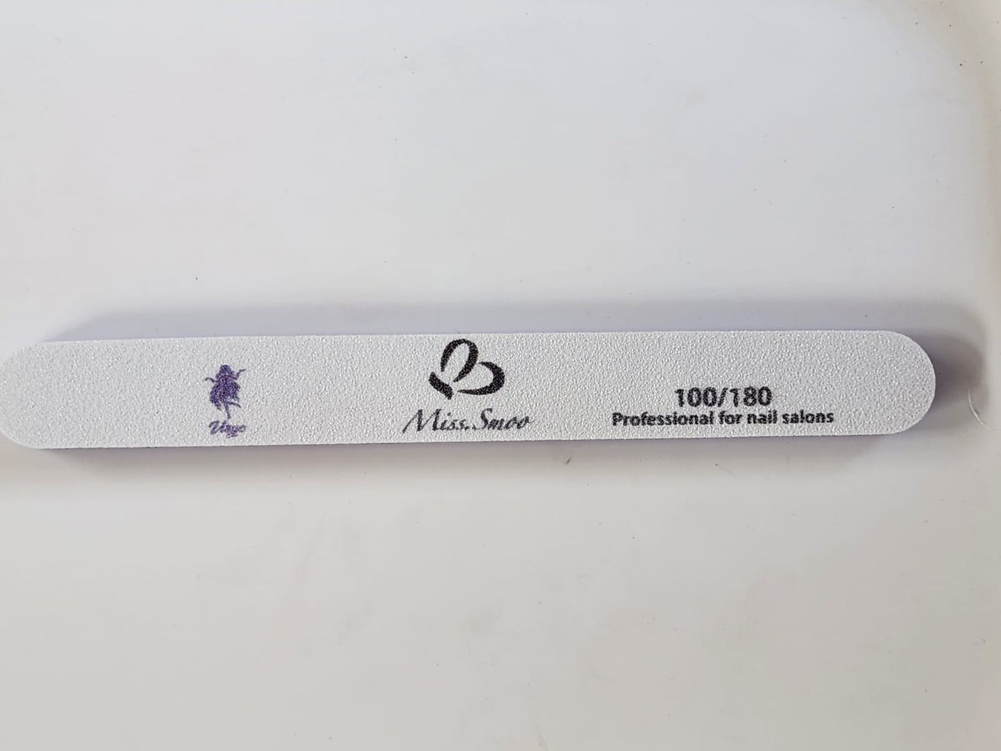 Miss Smoo Nail File 100/180 - Thick Sponge File Straight