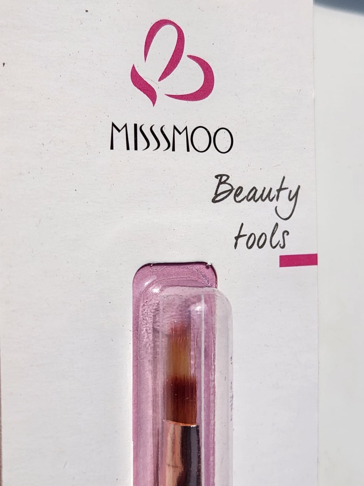 Miss Smoo Ombre Faded French Nail Brush - Pink Crystal