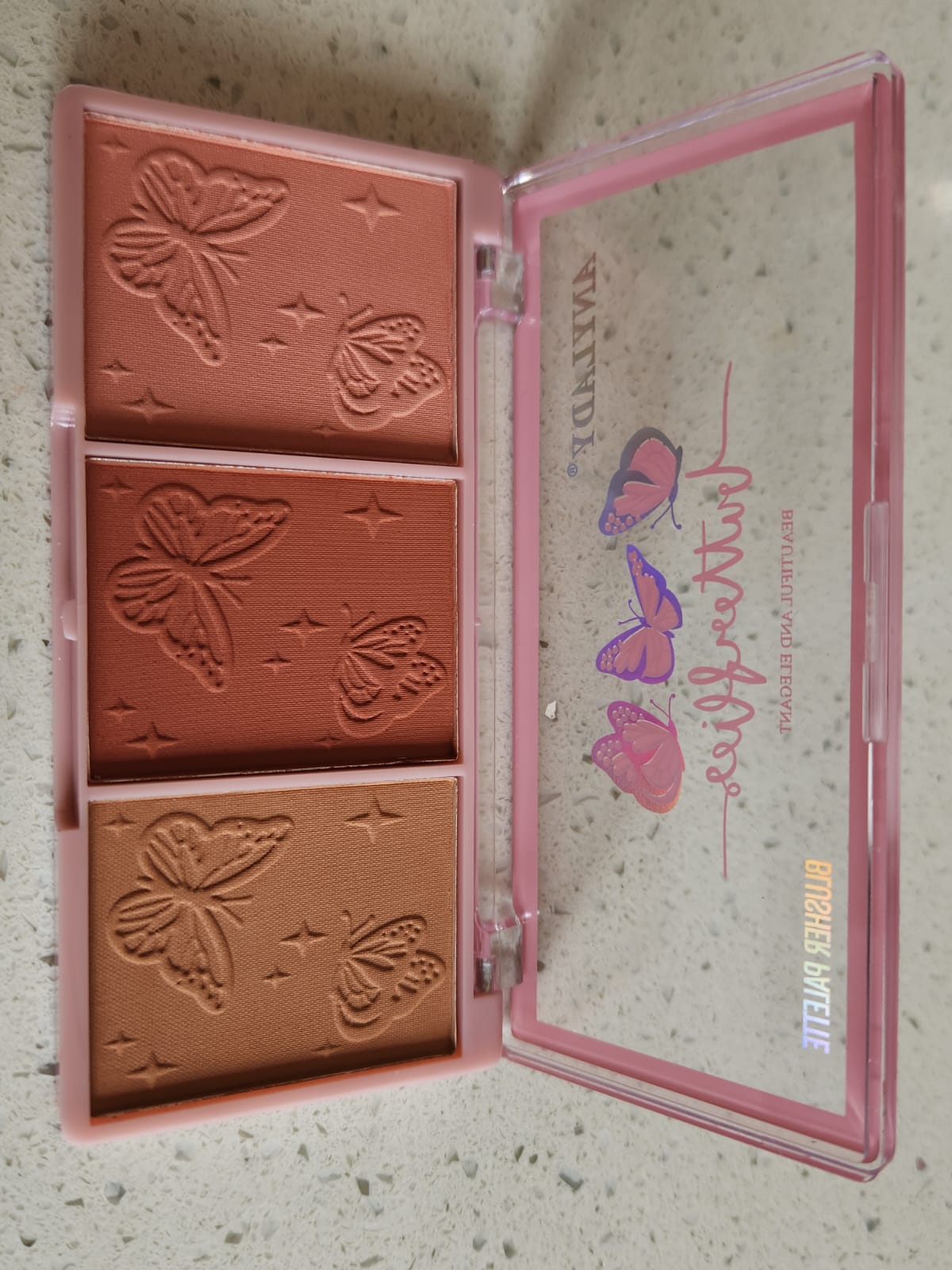 ANYLADY Blusher Palette 3pcs 12g Butterflies