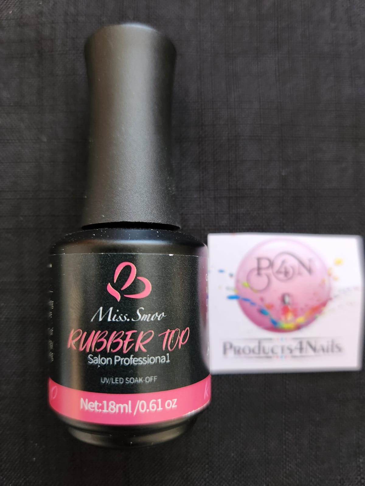 Miss Smoo RUBBER Top 18ml UV/LED Soak Off