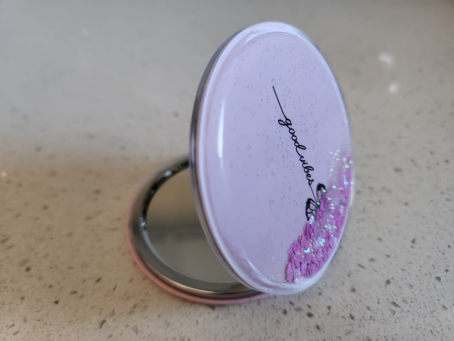 Makeup Compact Mirror (HIGH QUALITY PRODUCT) Butterfly