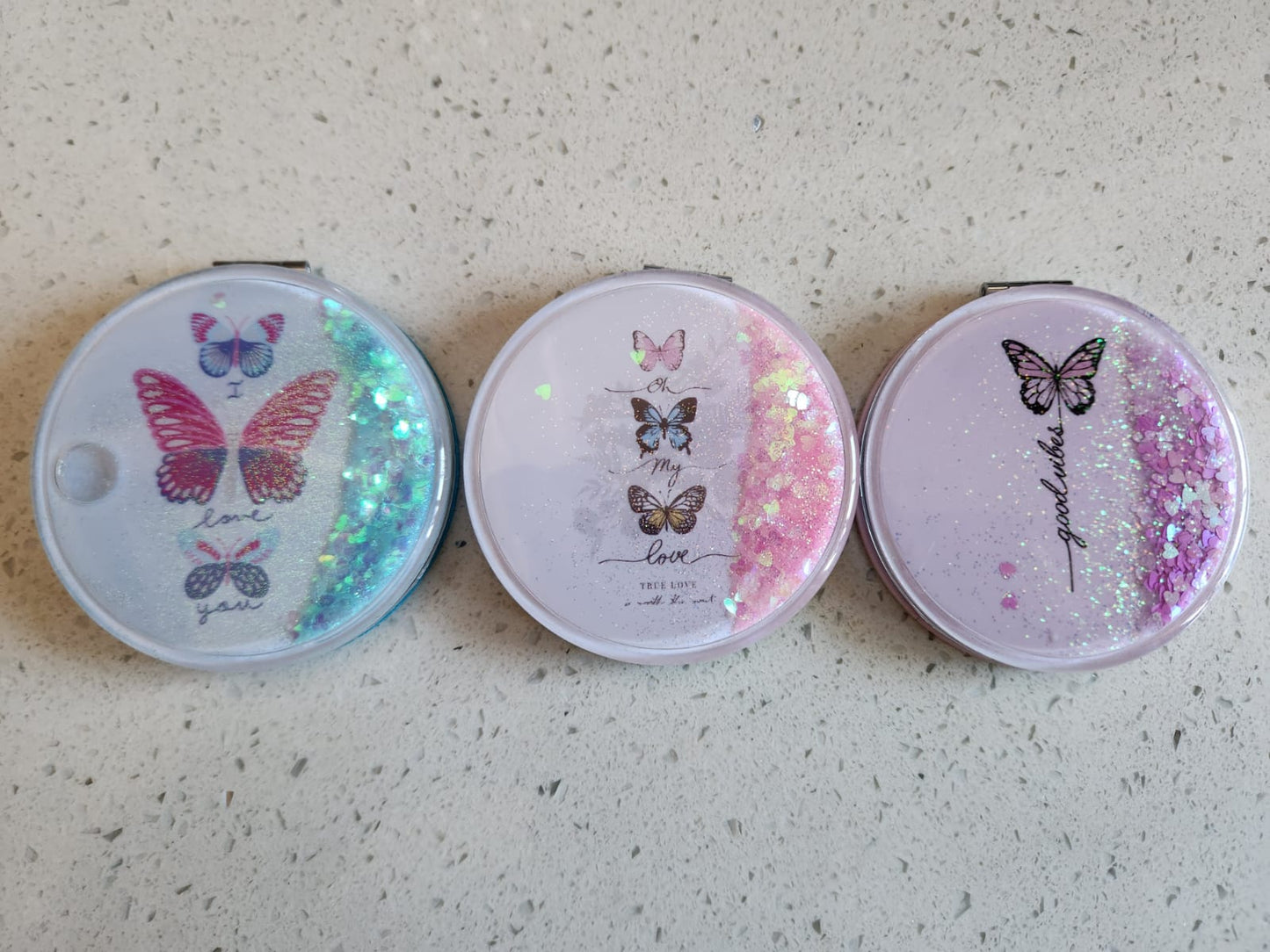 Makeup Compact Mirror (HIGH QUALITY PRODUCT) Butterfly